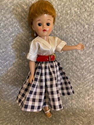 Stunning 1950 ' s Strawberry Blonde Vogue Jill In Tagged Skirt & Blouse 3211 2
