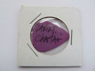 David T Chastain Vintage Signed Autographed Concert Guitar Pick