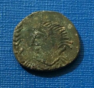 Vandal Kingdom Of Africa Hilderic Bronze Coin 6th Century Ad Carthage - G772