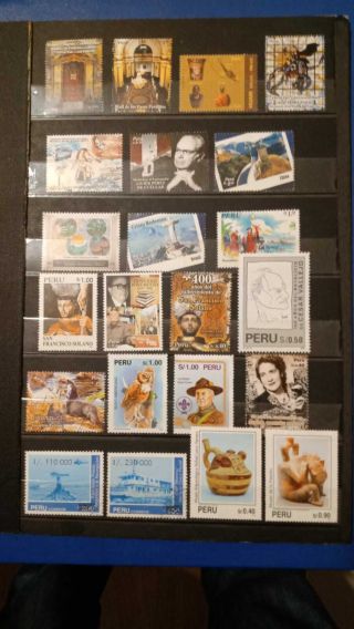 Peru : Modern Souvenir Sheet,  Group Stamps Lot 3