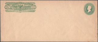 Mexico,  1886.  Wells Fargo Express Envelope U254,  20c,