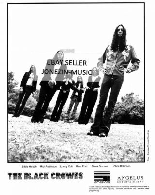 The Black Crowes - 8x10 Publicity Press Promo Photo 1994 -
