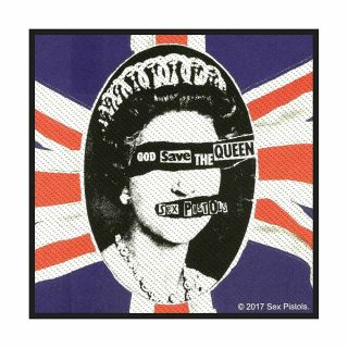 Sex Pistols God Save The Queen Patch [uk Import] Punk Rock Memorabilia Logo