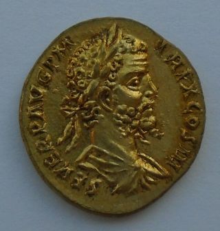 Authentic Ancient Septimius Severus,  Julia Domna,  Caracalla,  Geta Gold Av Aureus