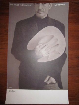 Lyle Lovett Road To Ensenda Tour In Store Promo Poster - D5