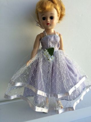 Vintage Vogue Jill Doll with Tagged Dress 10 Inch 1957 Hard Plastic 2