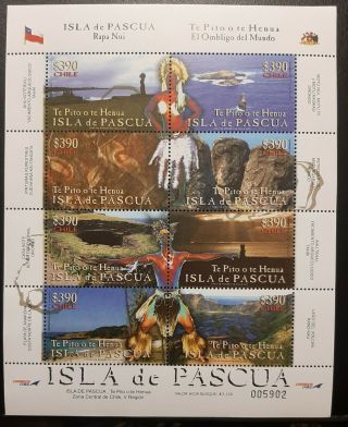 Stamp Block Chile Isla De Pascua Rapa Nui Easter Island 2008 Mnh 2260 - 2267