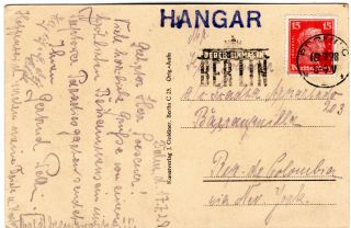 Germany - Colombia - Picture Postcard - Berlin To Scadta - 1928 - Rrr