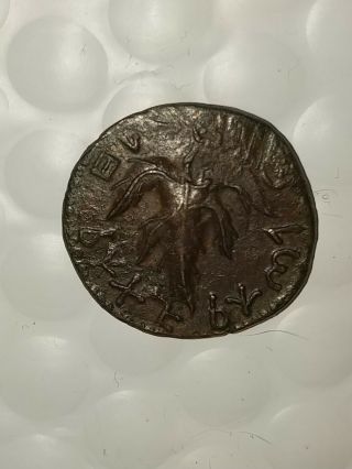 Bar Kochba Revolt Coin 132 - 135 Ad Judaea Israel Jerusalem