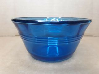 Vintage Usa Made Pyrex Cobalt Blue Glass Custard Dessert Bowl 463 /175 Ml