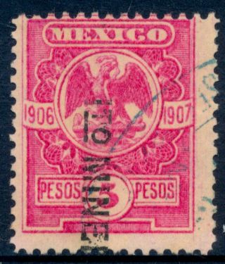 Bz41 Mexico Revenue R 268e 5$ 1906 - 07 Ito Minero Est $10 - 20