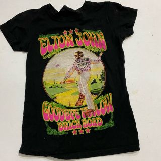 Vintage Elton John Yellow Brick Road Tour Music T - Shirt Tee Sz Xs