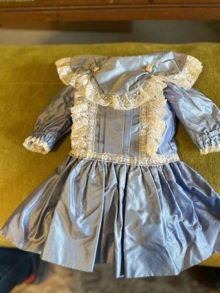 Gorgeous Vintage Cotton Outfit For French / German Bisque Doll Or Vintage Doll