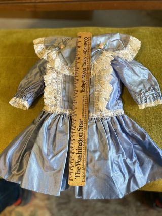 Gorgeous Vintage Cotton Outfit For French / German Bisque Doll Or Vintage Doll 3