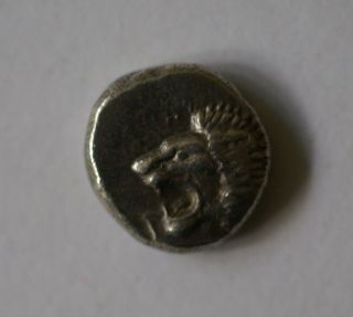 Miletos 1/12th Silver Stater,  3rd Century Bc,  Lion And Incuse Square With Star