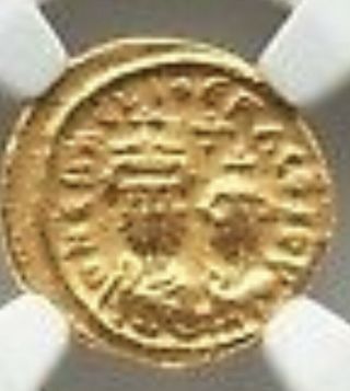 1 Day - Heraclius Ad 613 - 641 Gold Coin Byzantine Carthage Ngc Xf