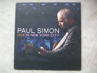 Paul Simon Live In York City Promo Record Store Sign 2012 Hear & Garfunkel