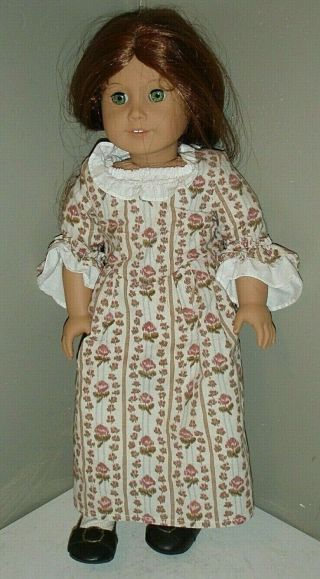 American Girl Retired 18 " Felicity Doll With Dress,  Slip,  Shoes And Socks