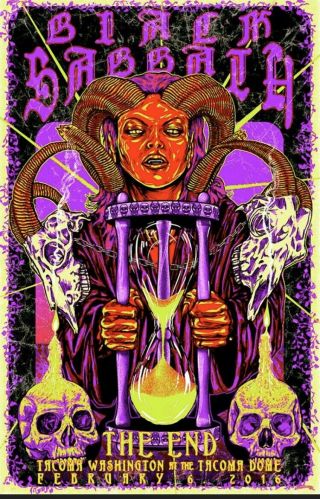 Black Sabbath Concert Poster 13” - 19”.  4 Different Posters For $30mint Condirion.