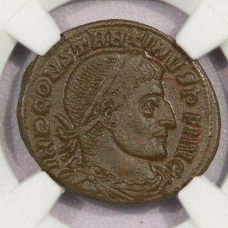 307 - 337 Ad Roman Empire Constantine I Bi Nummus Rome Ngc Ch Xf B - 10
