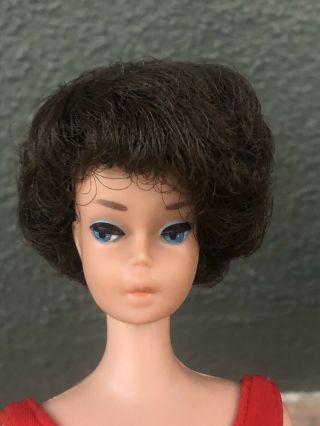 Brunette Bubble Cut Vintage Barbie Makeup 1960’s No Green