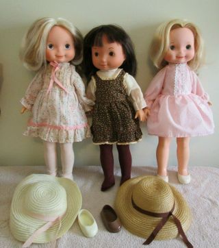 Vintage Fisher Price Dolls My Friend Mandys & Jenny 210 212