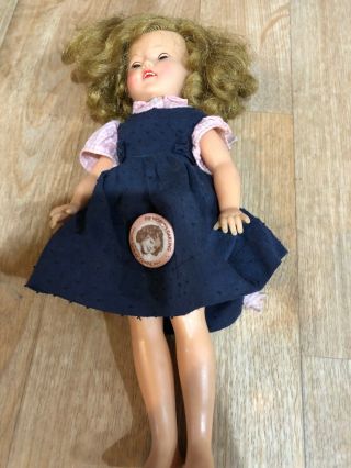 Aw) Vintage 1956 12 Inch Shirley Temple Doll Clothes