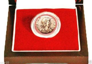 Rise of the Madonna:Legacy of Roman Emperor Arcadius A Bronze Coin,  Boxed & Story 2