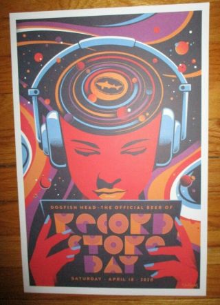 Canceled Record Store Day 2020 Dogfish Head Card Stock Poster 18 " X 12 "