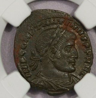 307 - 337 Ad Roman Empire Constantine I Bi Nummus Rome Ngc Au B - 9