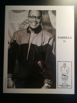 Press Photo Farilla G - The Games Of Life - Pushin´ Wax Records - 1990