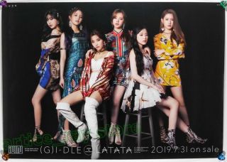(g) I - Dle Latata Taiwan Promo Poster 2019 Gi - Dle