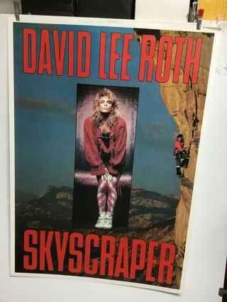 David Lee Roth “skyscraper“ Uk Poster 24” X 34”