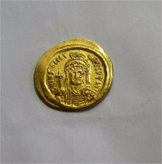 Justinian I Byzantine Empire Gold Solidus Constantinople Xf (519 - 527 Ad)