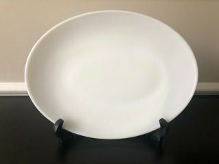 Vintage Fire King Anchor Hocking White Milk Glass Oval Serving Platter Tray