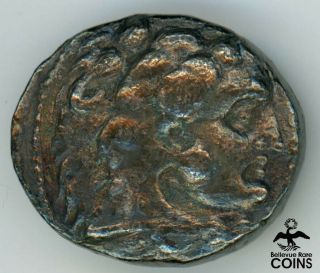 C.  336 - 323bc Ancient Greece Silver Tetradrachm Alexander The Great