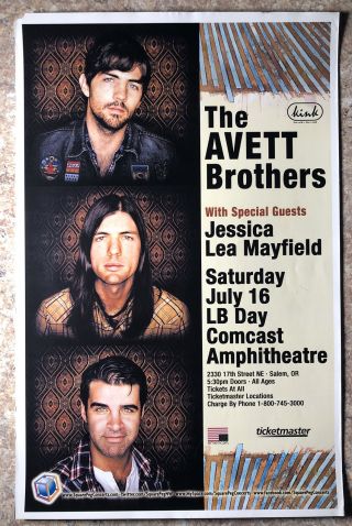 The Avett Brothers Concert Poster Flyer (2) 11x17
