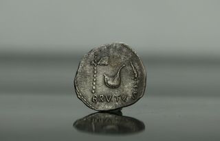 Roman Silver Coin Brutus Ar Republican Denarius 43 - 42 Bc