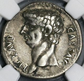 41 Claudius Ngc Vf Roman Empire Cistophorus Ephesus Emperor Crowned (20030703c)