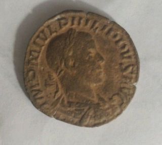 Philip Ii Roman Empire 248 Ad Sestertius Bronze Coin