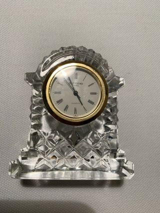 Waterford Ireland Crystal Small Dome Desk Clock.