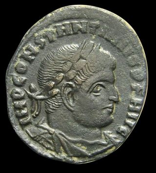 Gem Quality Struck In Rome Constantine The Great & Sol Roman Coin W/