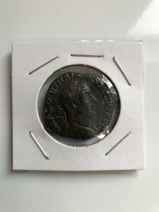 Trajan Decius Roman Emperor 249 - 251 A.  D.  Bronze Sestertius 29mm (18.  11 Grams)