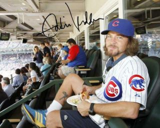 Reprint - Eddie Vedder Cubs Pearl Jam Autographed Signed 8 X 10 Photo Poster Rp