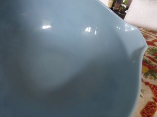 vintage pyrex mixing bowl,  turquoise & gold,  rare 21 3