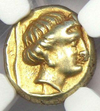 Lesbos Mytilene El Hecte Coin 377 - 326 Bc (kabeiros,  Persephone) - Ngc Choice Vf
