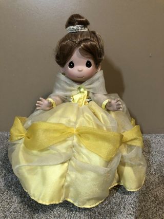 Signed Belle Precious Moments Doll.  12 Inches.  Disney