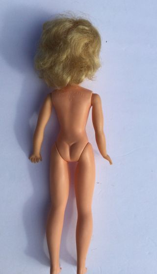 VINTAGE 1960’s IDEAL TAMMY DOLL WITH PLATINUM BLONDE HAIR 3