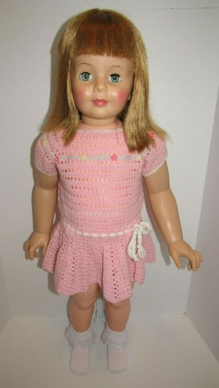 Vintage Doll Ideal Patti Playpal 35” - 36 " Pretty Blonde 1959 – 1960s Tlc Legs