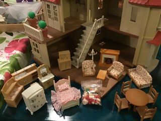 Sylvanian Families Beechwood House and Accessories Bundle 2
